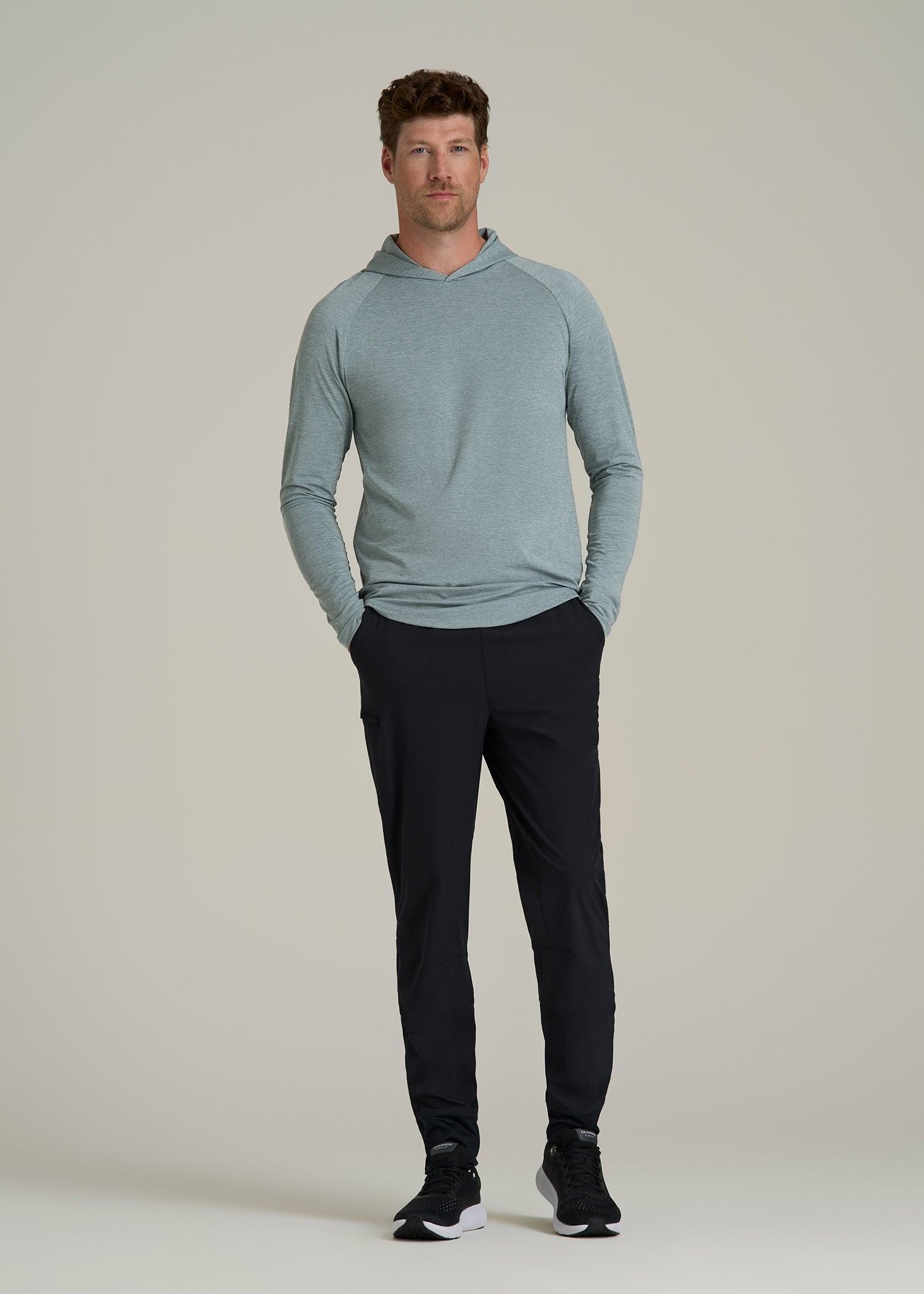 A.T. Performance Training Hoodie for Tall Men in Trooper Space Dye Male Product Image
