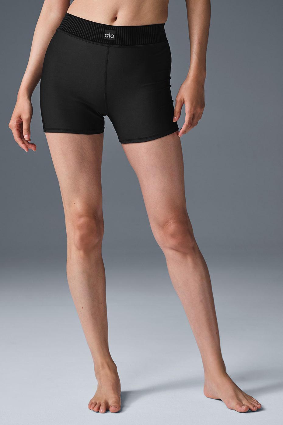 Airlift High-Waist Line Up Short - Black Product Image