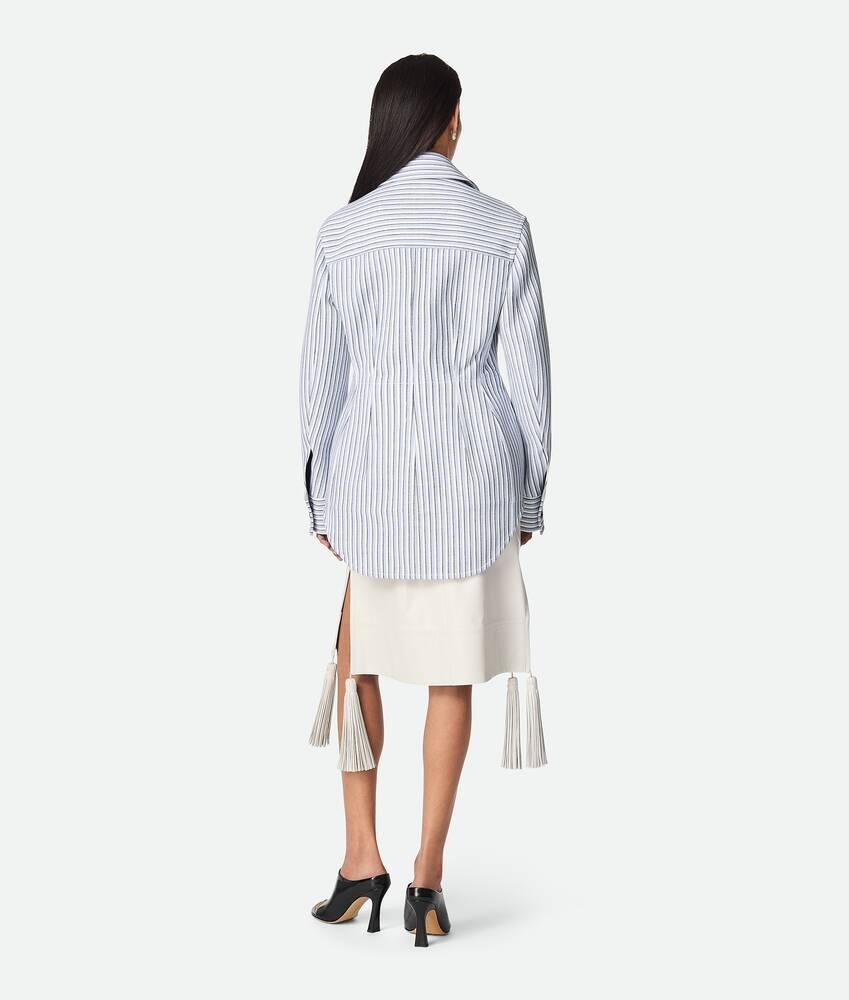 Women's Light Fine Cashmere Polo in Aquamarine Product Image