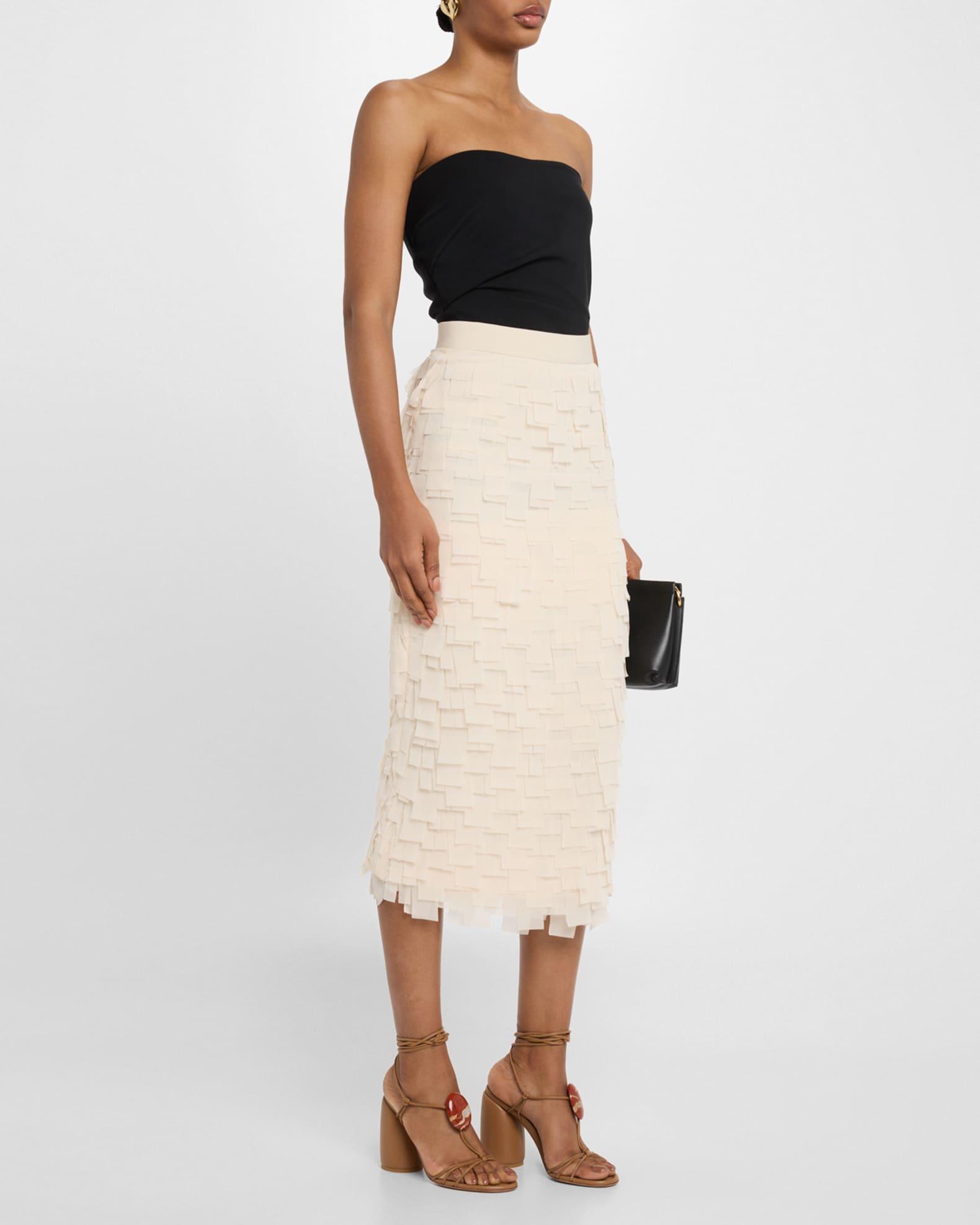Brianna Layered Midi Skirt Product Image
