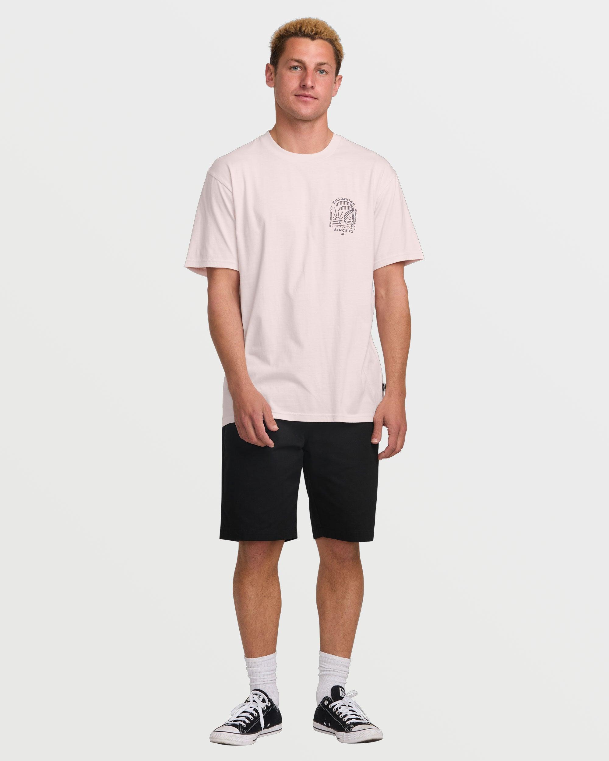 Last Light Premium Short Sleeve Tee - Light Pink Male Product Image