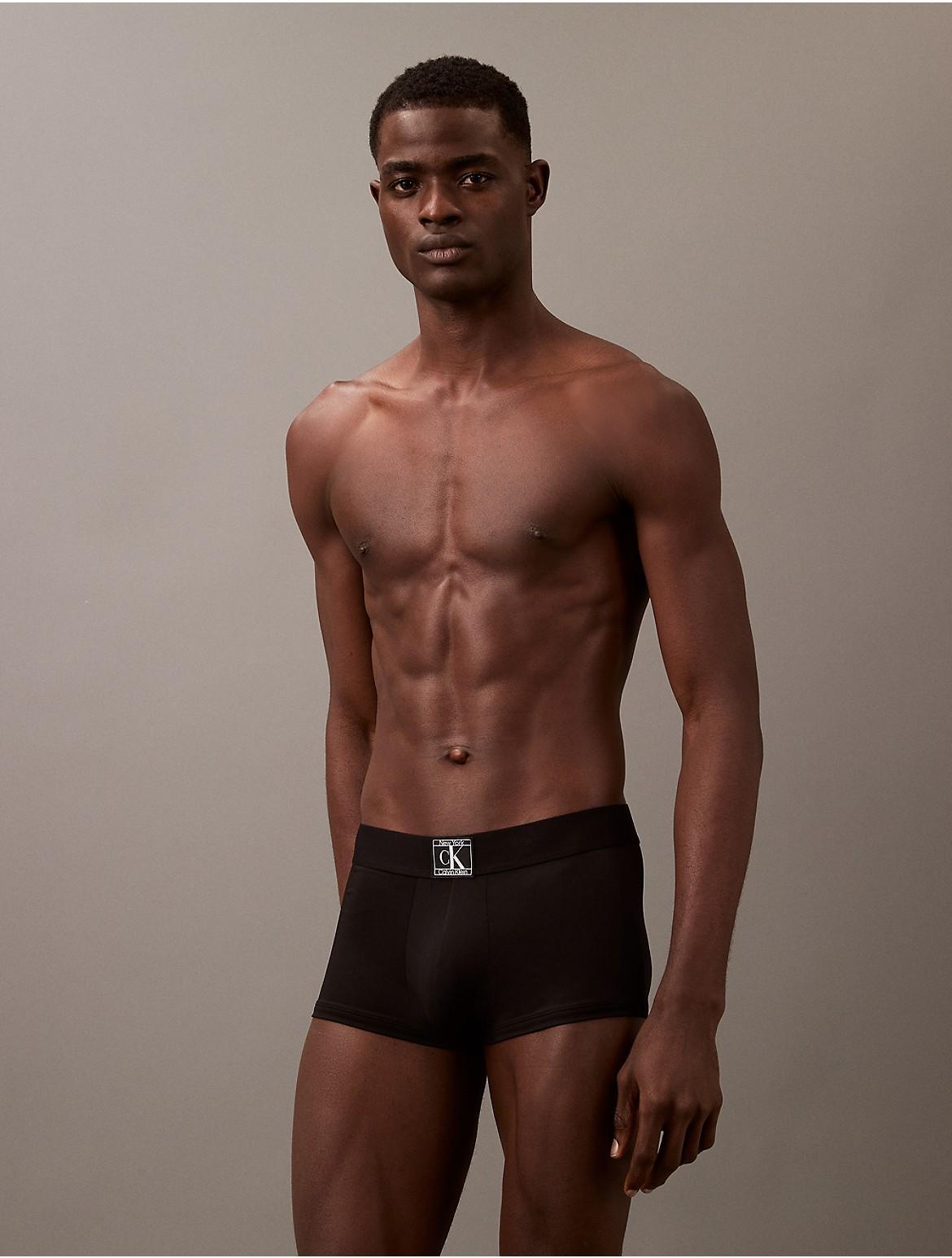Calvin Klein Mens CK Established Low Rise Trunk - Black - XL Product Image