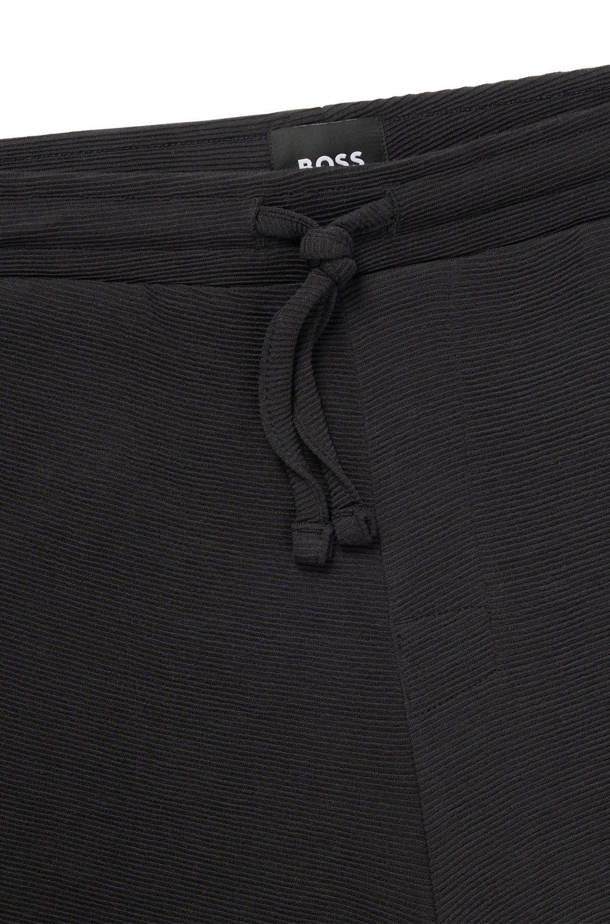 Stretch-jersey pajama shorts with embroidered logo Product Image