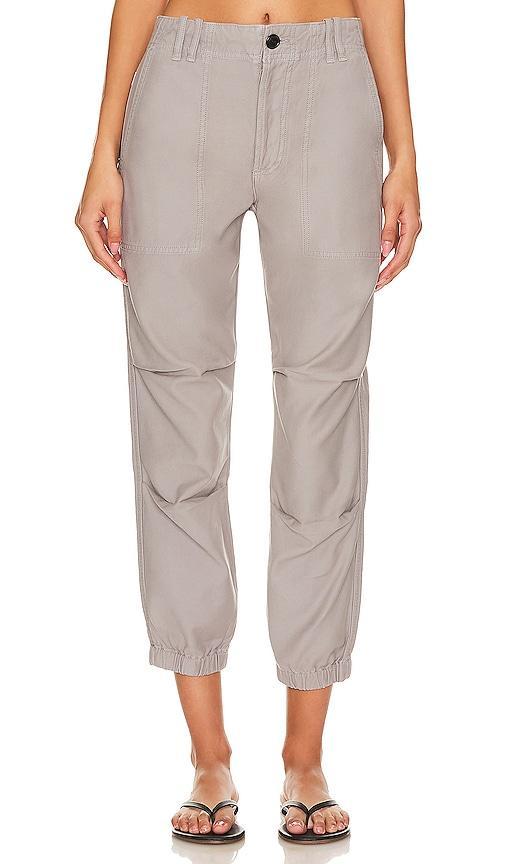 Agnit Sateen Cropped Utility Trousers Product Image