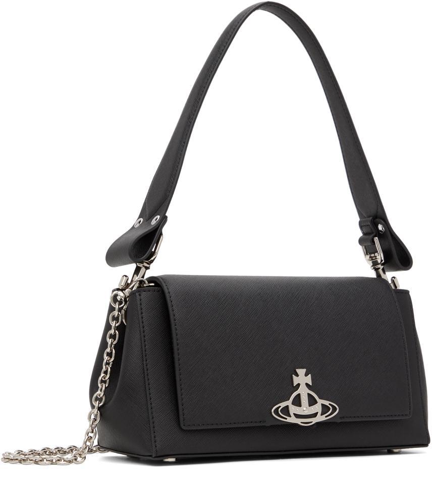 VIVIENNE WESTWOOD Black Hazel Medium Bag In Aw24-n401 Product Image