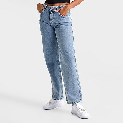 Unlike Humans Womens Mid-Rise Denim Jeans Product Image