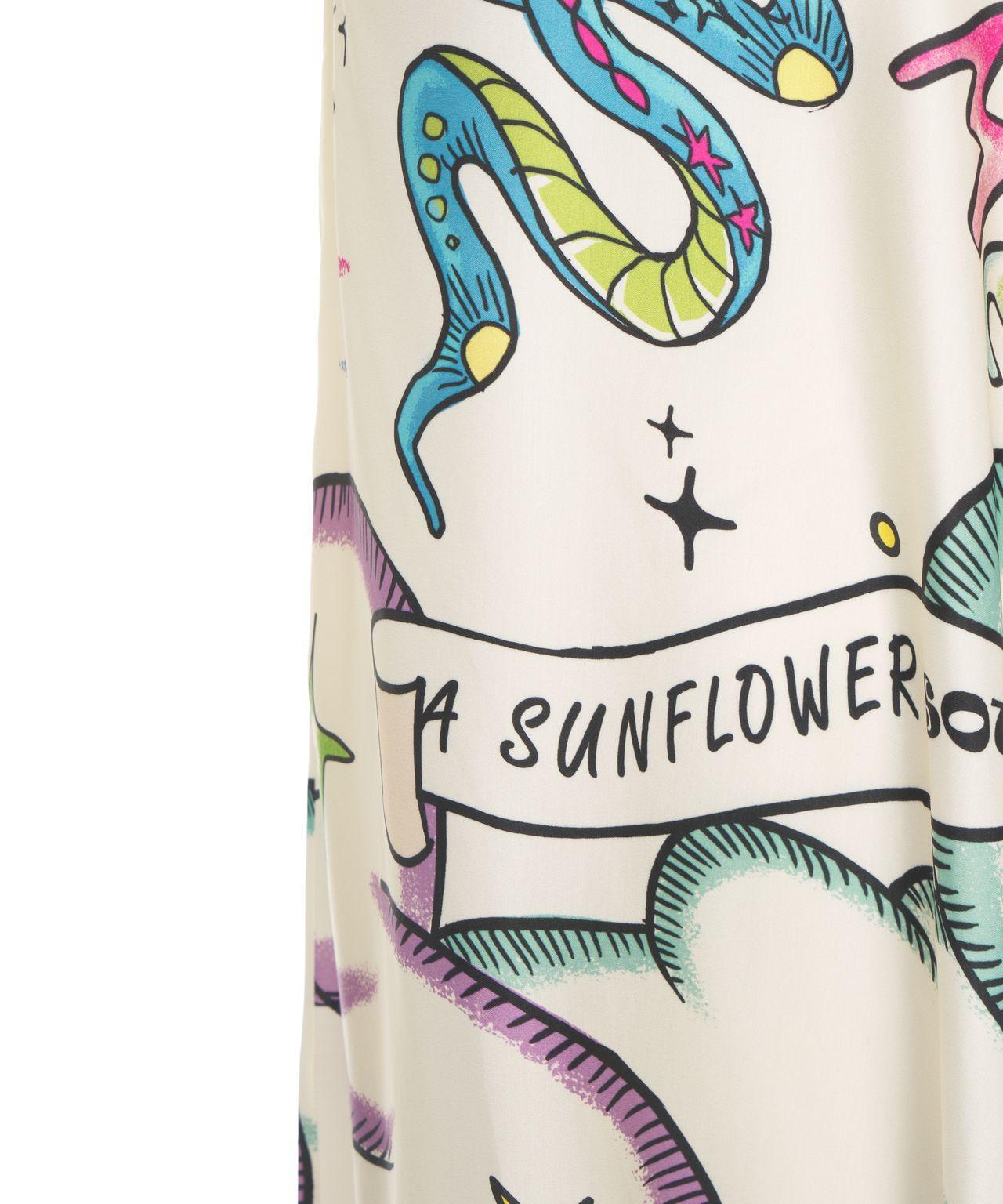 One-shoulder dress with print Product Image