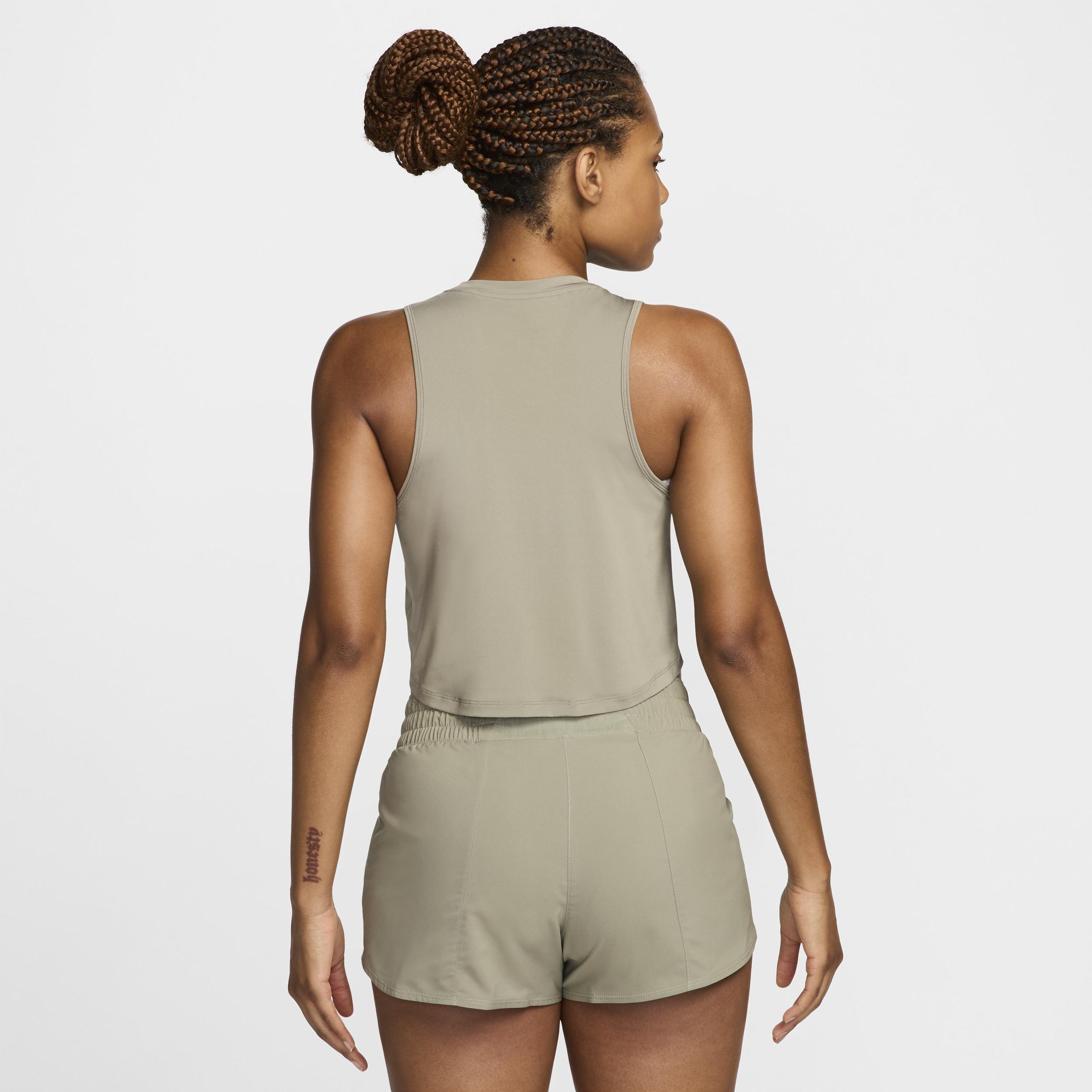 Nike Womens One Classic Dri-FIT Cropped Tank Top Product Image