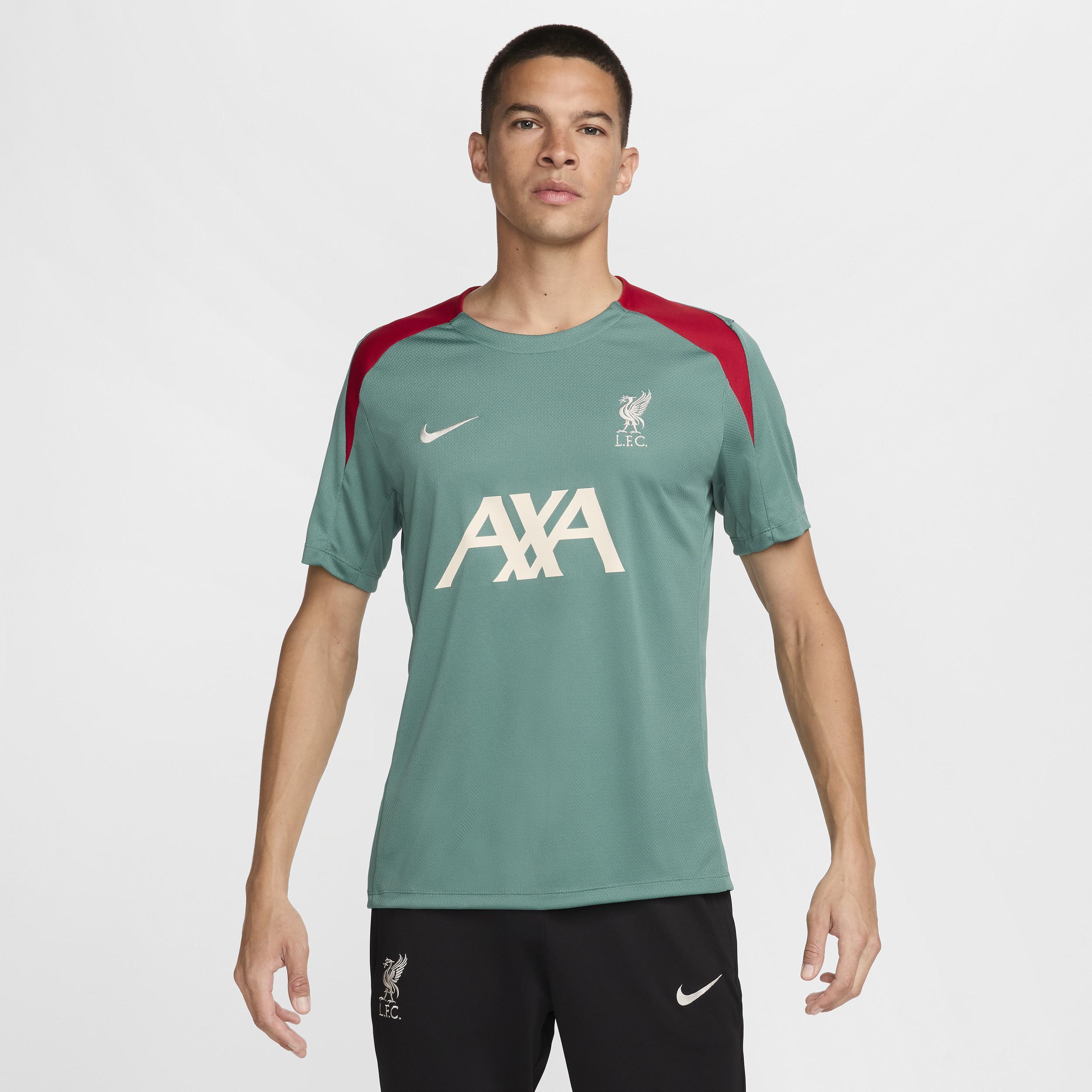 Men's Nike Green Liverpool 2024/25 Strike Performance Top, Size: Large, Lvp Green Product Image