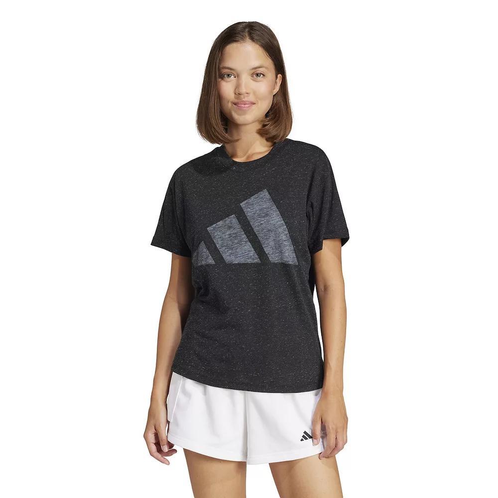 Women's adidas Future Icons Winners 3.0 Tee, Size: Small, Black Product Image