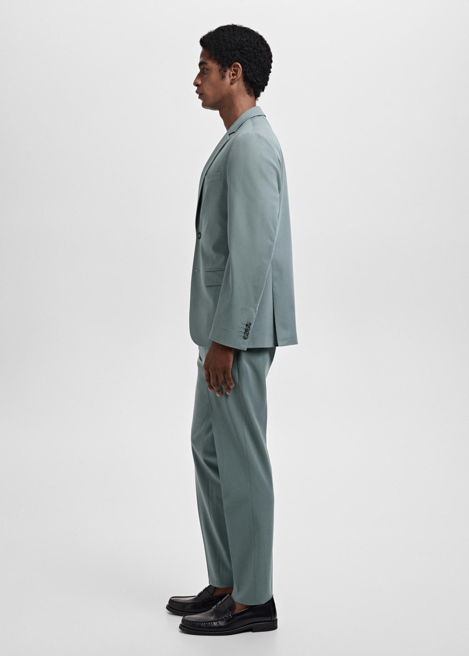 Stretch fabric super slim-fit suit trousers - Men | MANGO USA Product Image