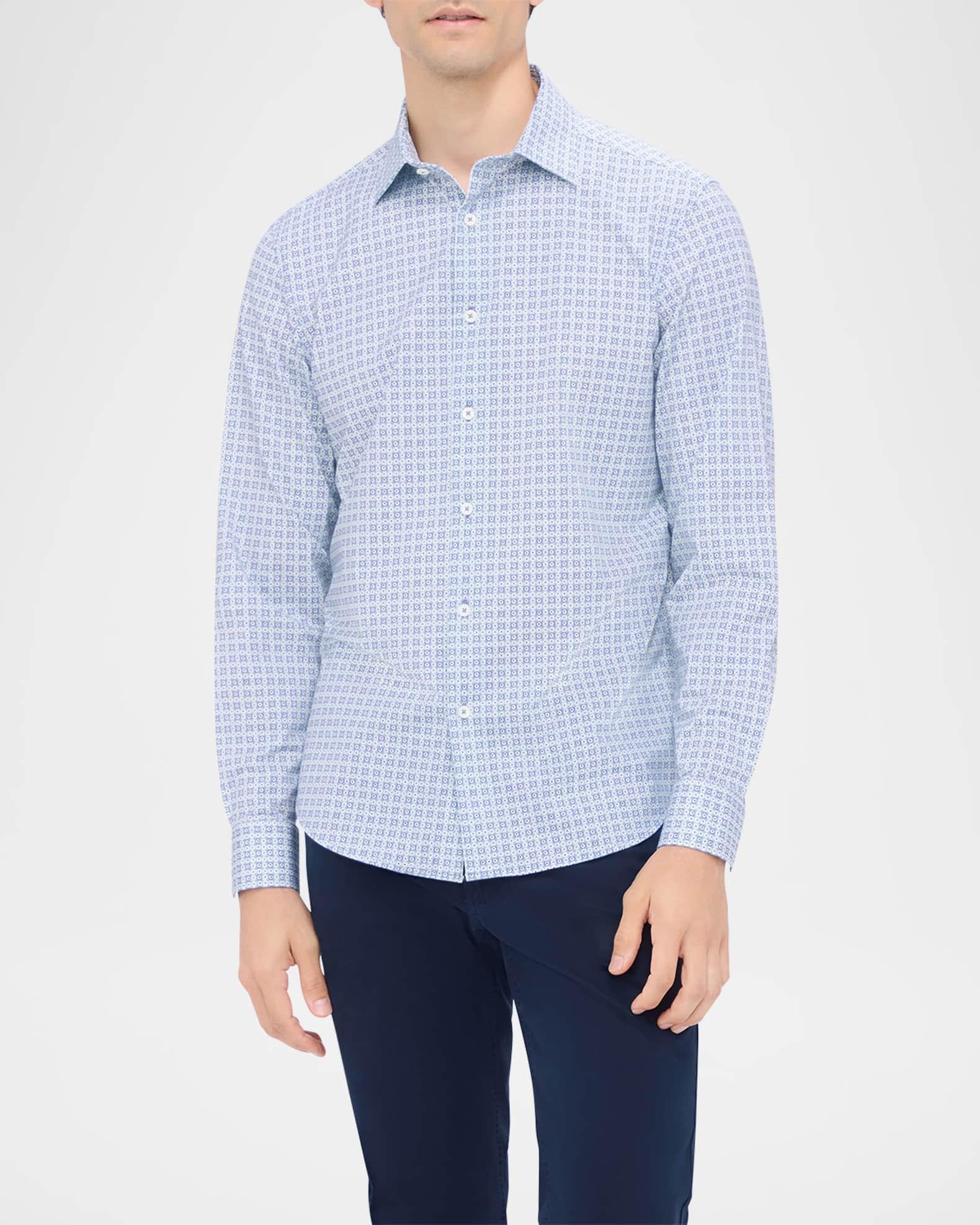 Mens OoohCotton James Geometric Sport Shirt Product Image