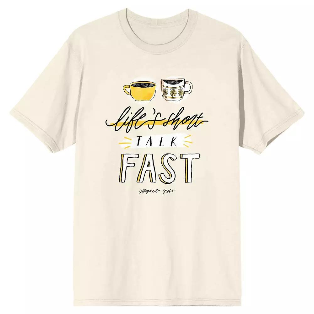 Men's Gilmore Girls Lifes Tee, Size: Large, White Product Image