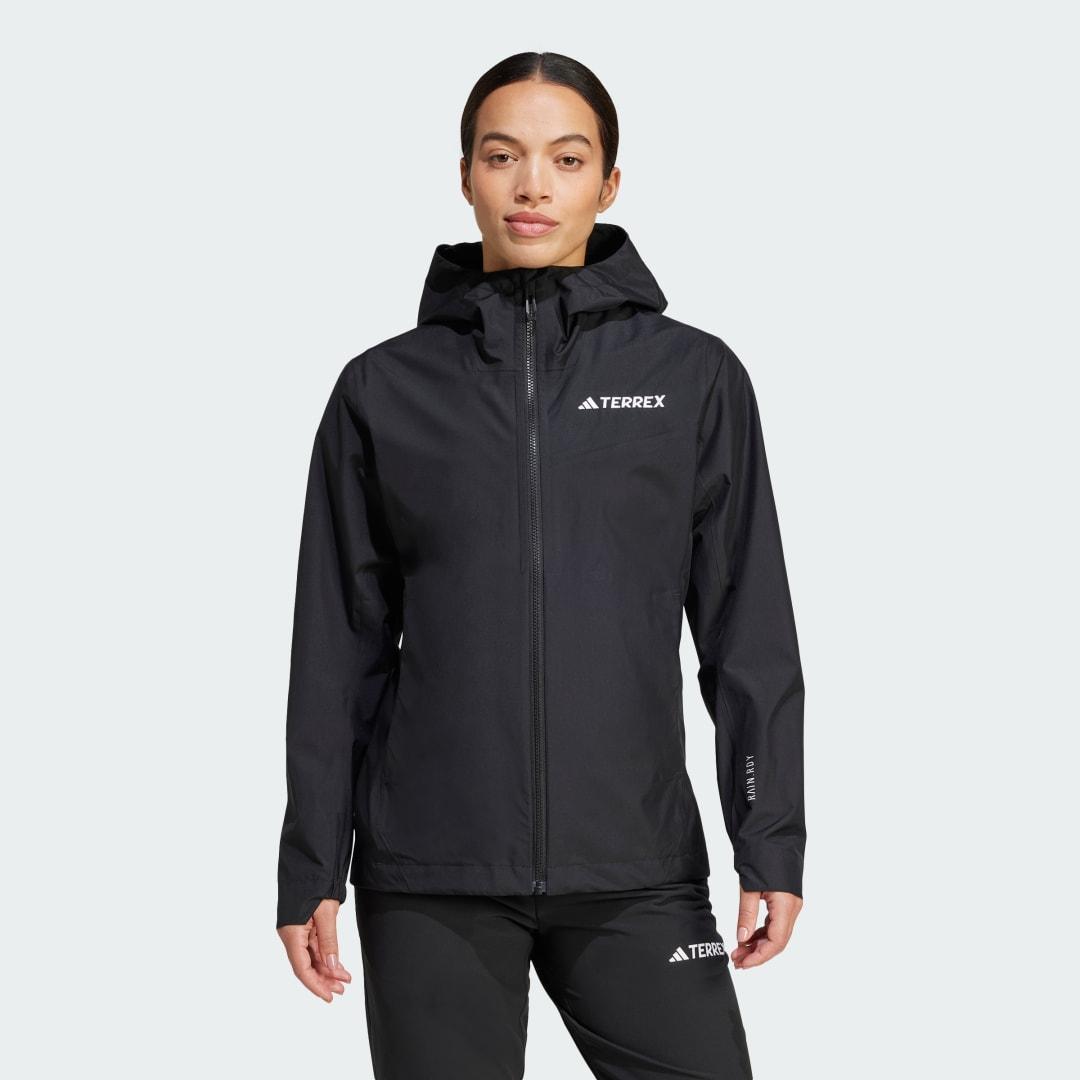 adidas Terrex Multi 2.5L Rain.Rdy Jacket Black M Womens Product Image
