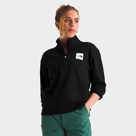 The North Face Womens Box Half Dome Quarter-Zip Sweatshirt Product Image