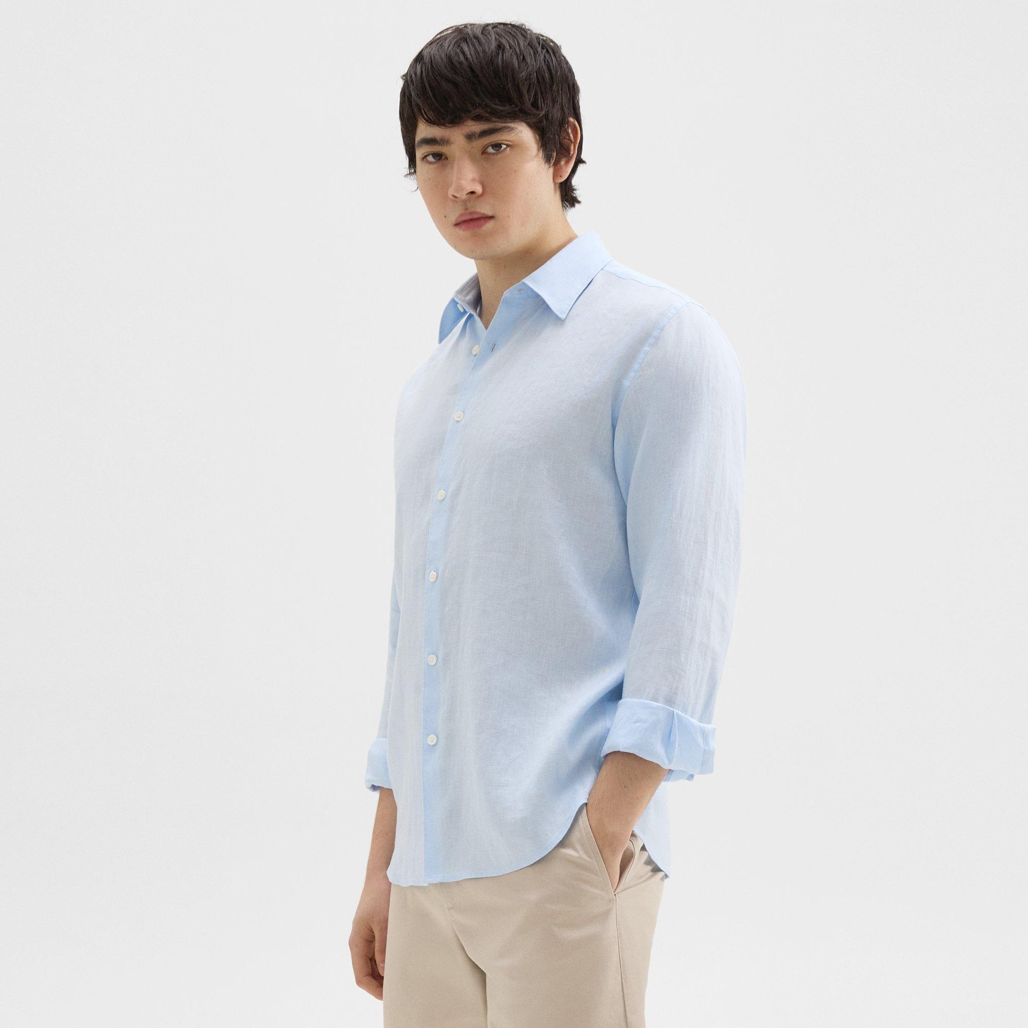 Relaxed Linen Irving Shirt | Theory Product Image
