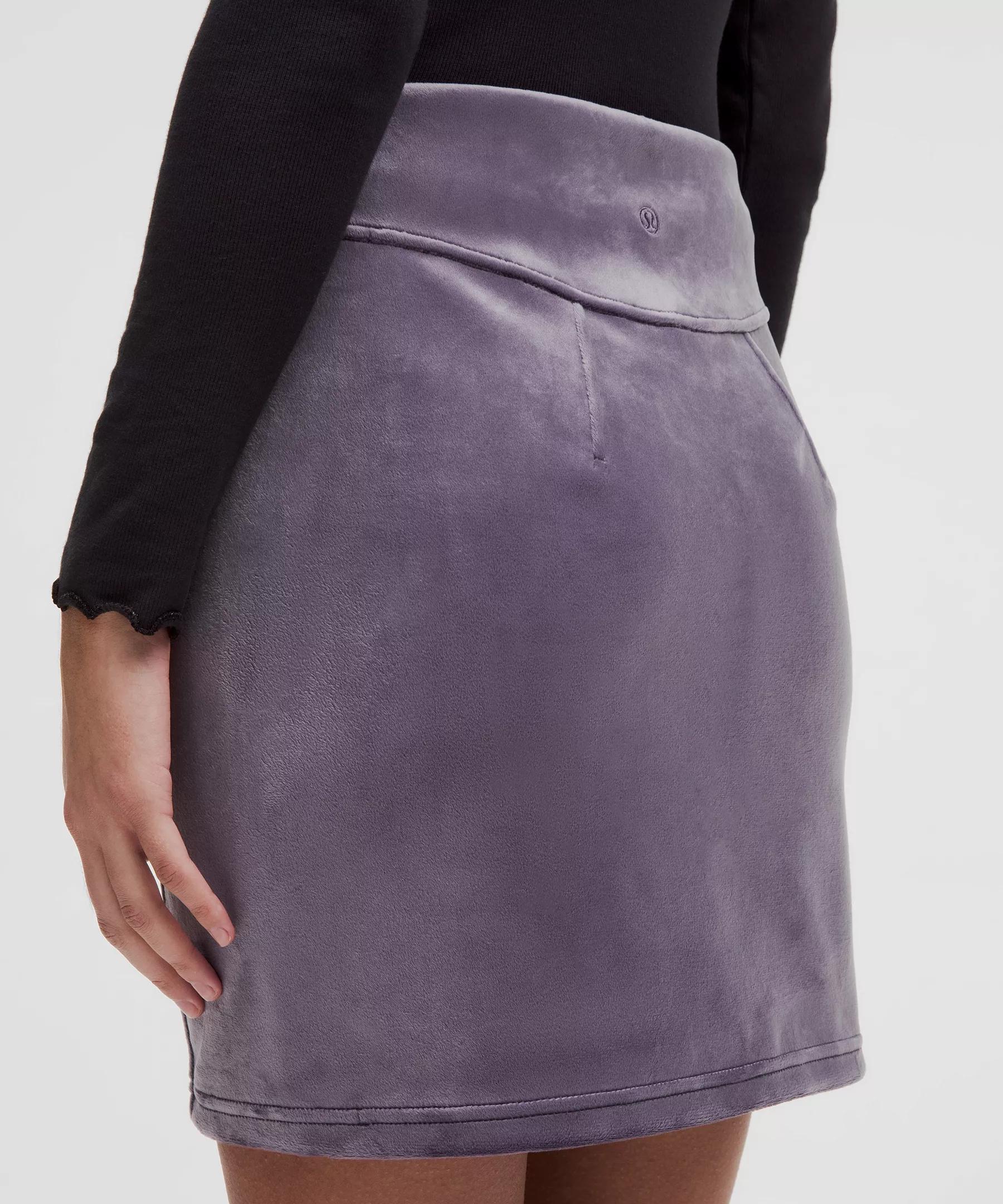 Scuba High-Rise Mini Skirt *Velvet Product Image