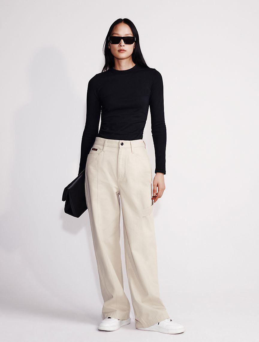 Wide Leg Cargo Pants Product Image