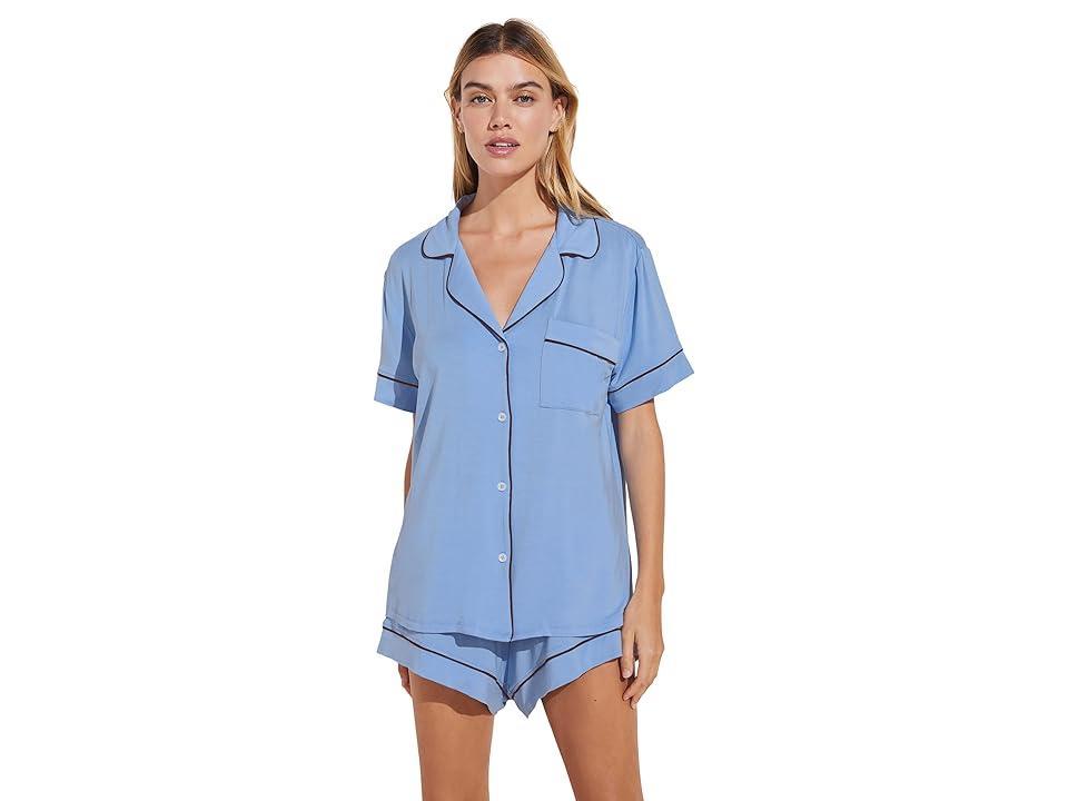 Eberjey Gisele Relaxed Short Sleeve Top & Shorts Product Image