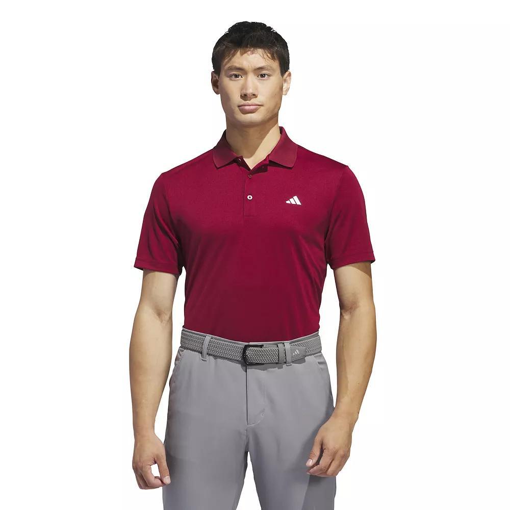 Men's adidas Adi Performance Golf Polo Shirt, Size: Medium, Collegiate Red Product Image