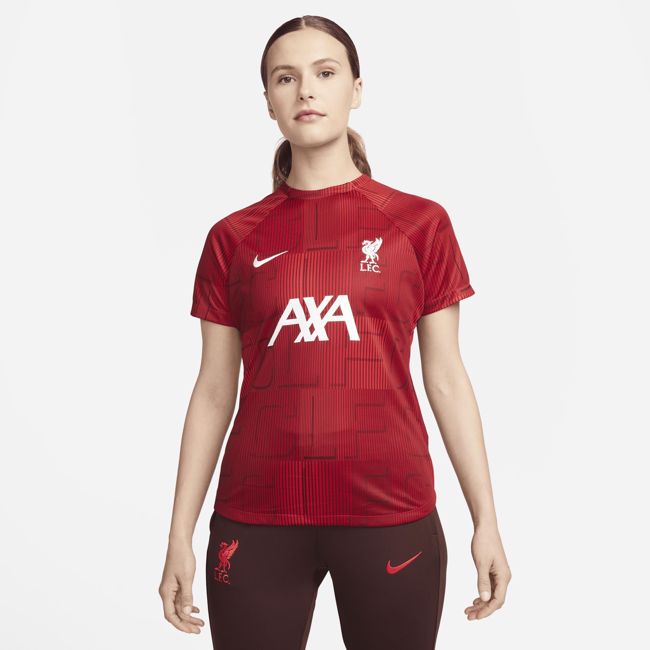 Women's Nike Red Liverpool 2023 Pre-Match Top, Size: XL, Lvp Red Product Image