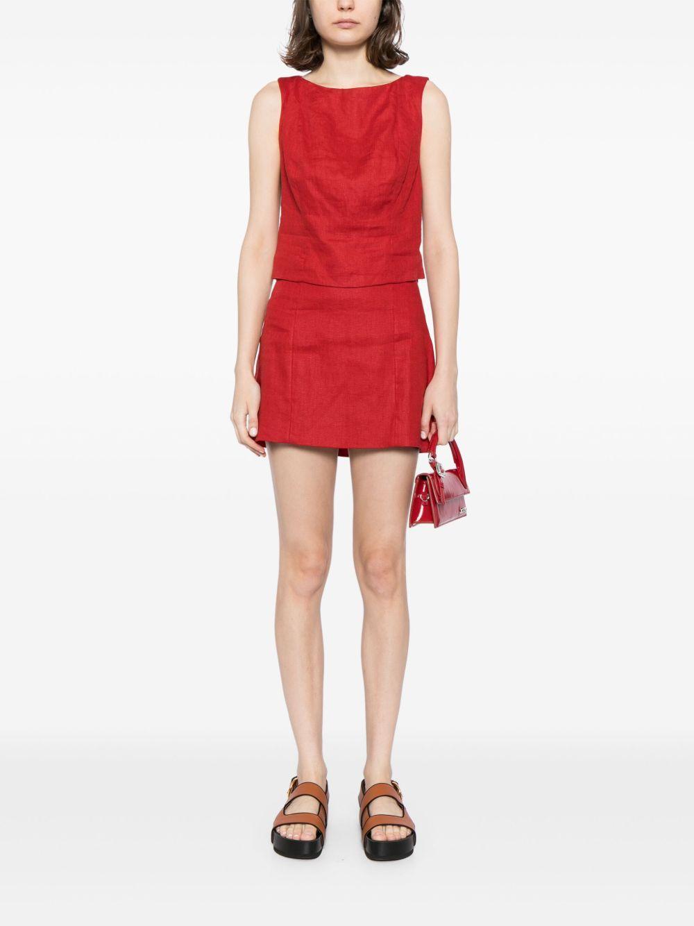 Grace linen skirt suit Product Image