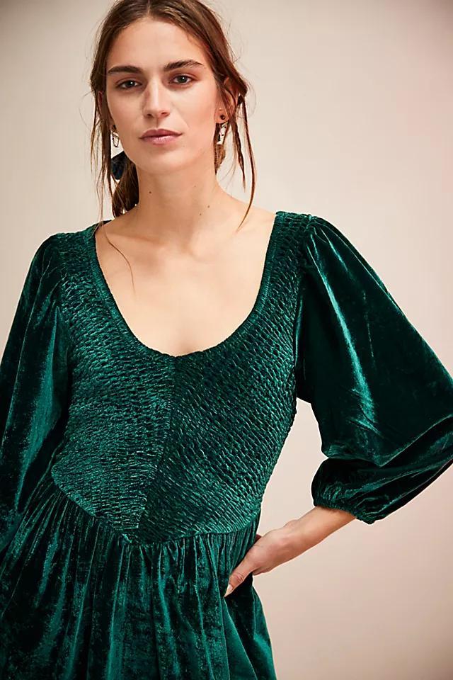Farrier Velvet Mini Dress Product Image