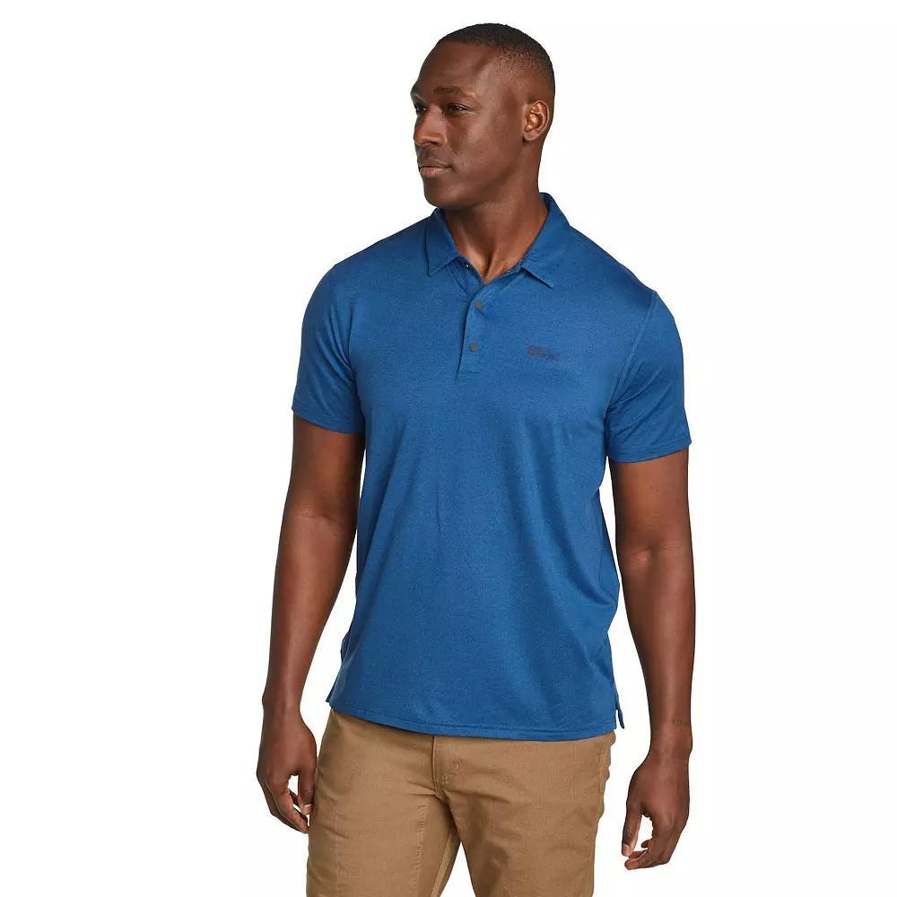 Men's Eddie Bauer Short Sleeve Mountain Trek 2.0 Polo Shirt, Size: XXL, Blue Product Image
