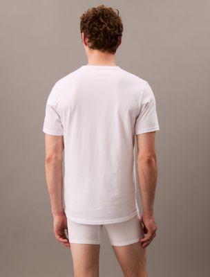 Calvin Klein Men's Calvin Klein Logo Sleep T-Shirt - White - S Product Image