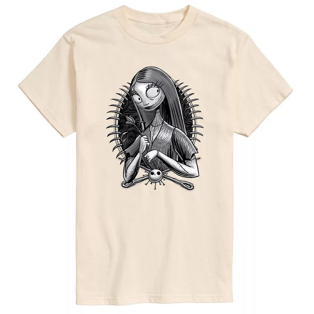 Disneys Nightmare Before Christmas Sally Mens Graphic Tee Ivory Product Image
