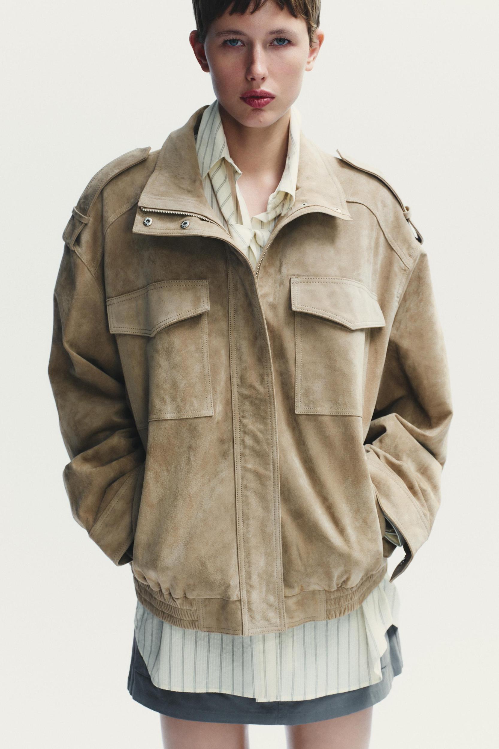 SUEDE LEATHER JACKET Product Image