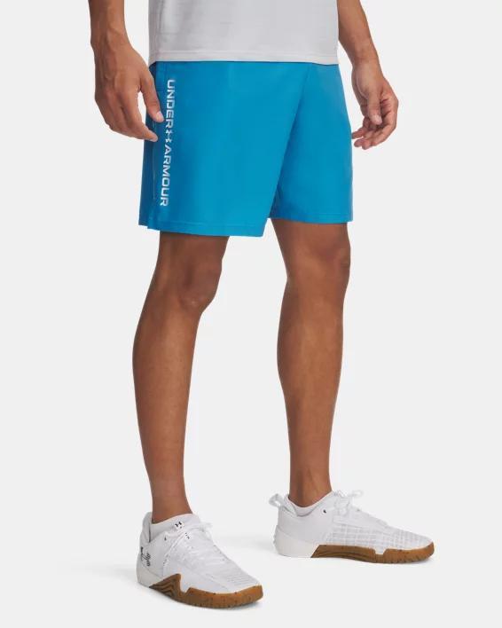 Men's Under Armour 8.25-in. Woven Wordmark Shorts, Size: Medium, Noble Product Image