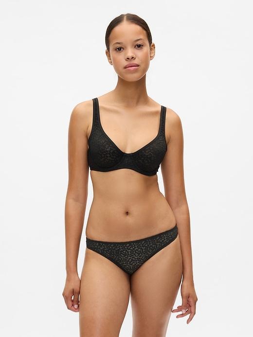 Lace Unlined Semi-Demi Bra Product Image