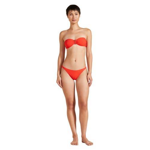 Womens Vichy Jacquard Bikini Bottom Product Image