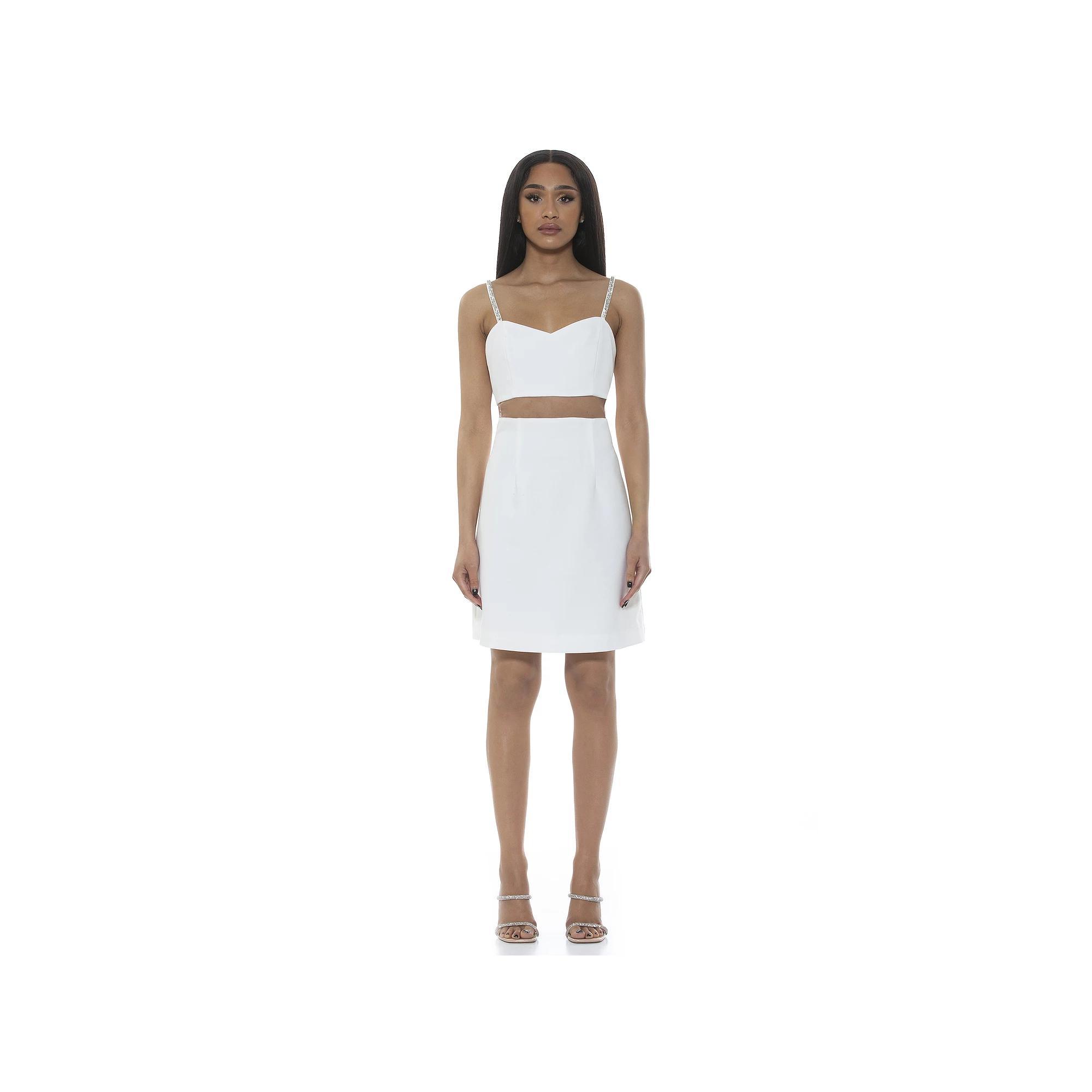 Womens ALEXIA ADMOR Eloise Sweetheart Fit & Flare Mini Dress Product Image