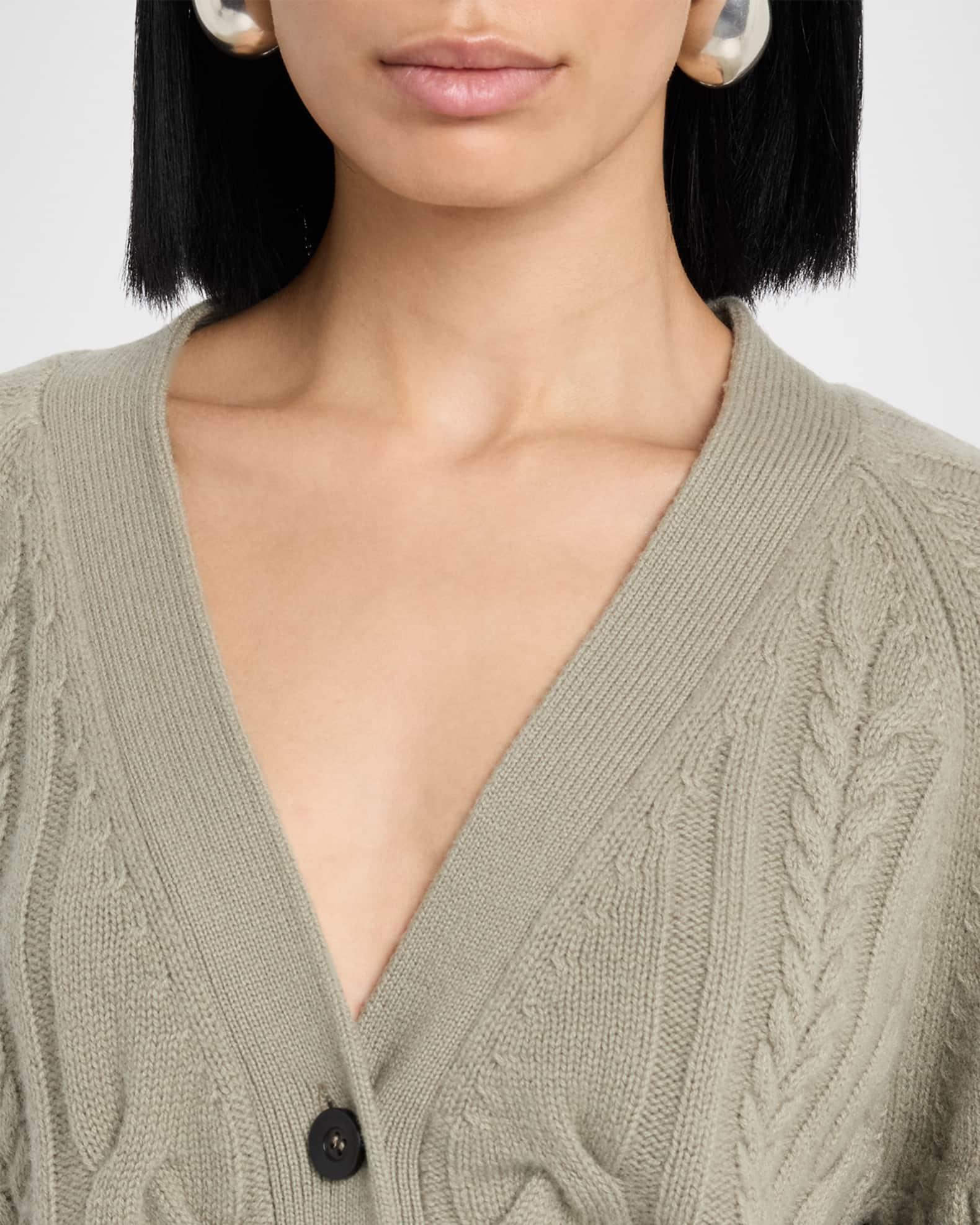 Marina Cable-Knit Cashmere Sweater Product Image