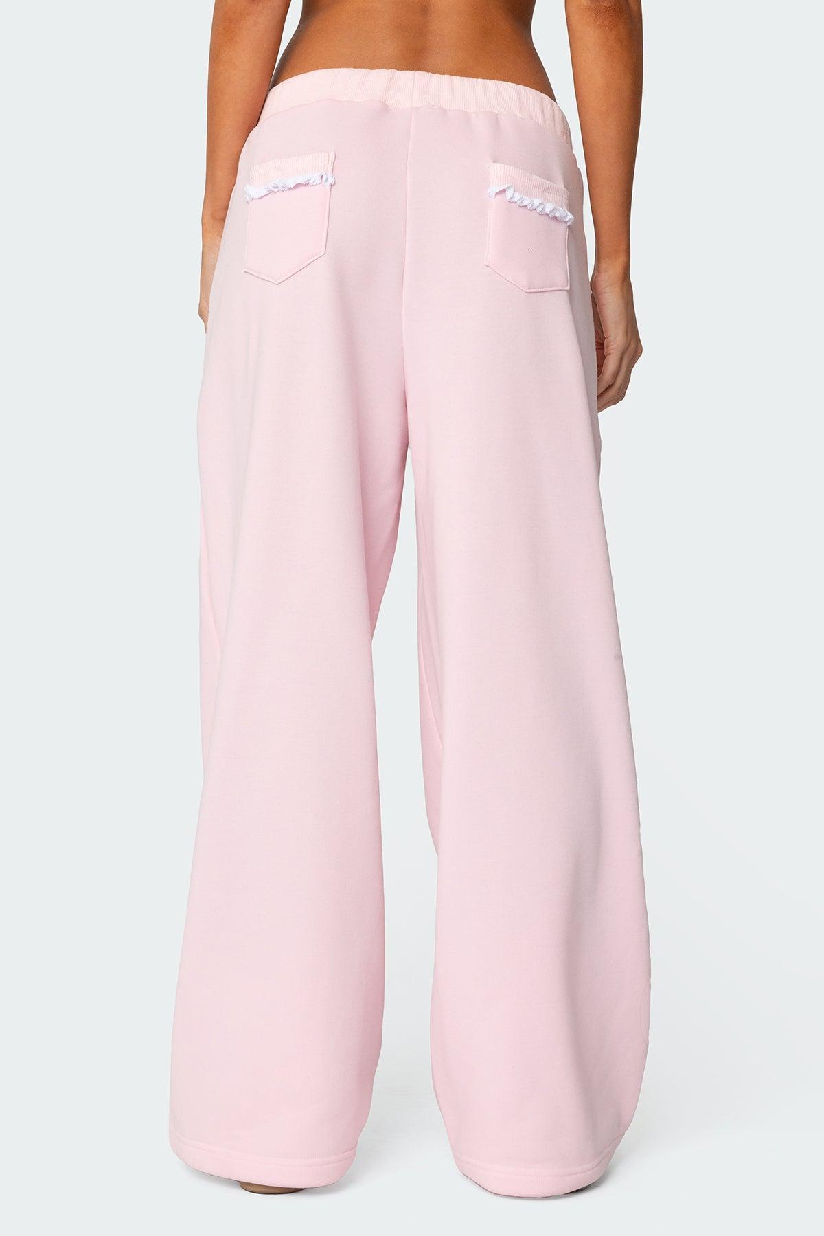 Ashtin Ruffle Trim Sweatpants Product Image
