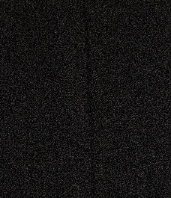 Bryn Walker Agnes Rayon Crepe Button Front Mandarin Collar Long Sleeve Top Product Image