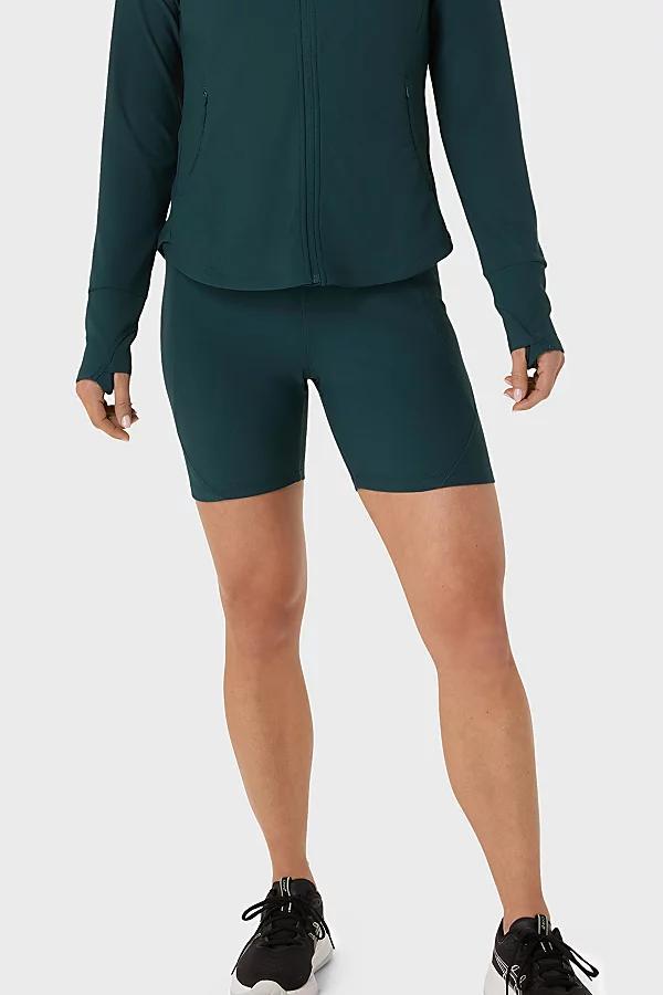 ASICS Rib Bike Short Womens at Urban Outfitters Product Image
