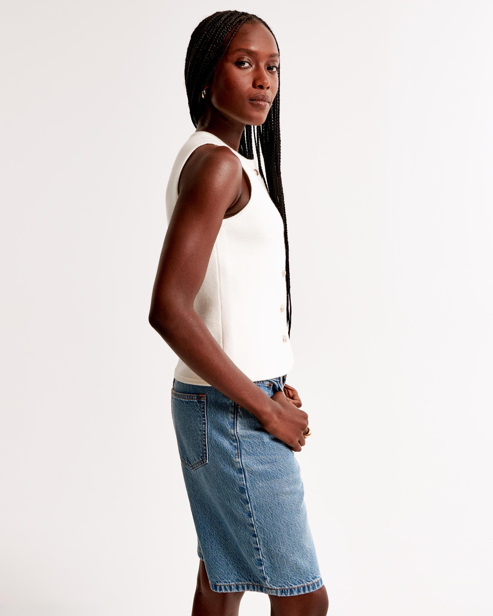 The A&F Mara Crew Sweater Vest Product Image