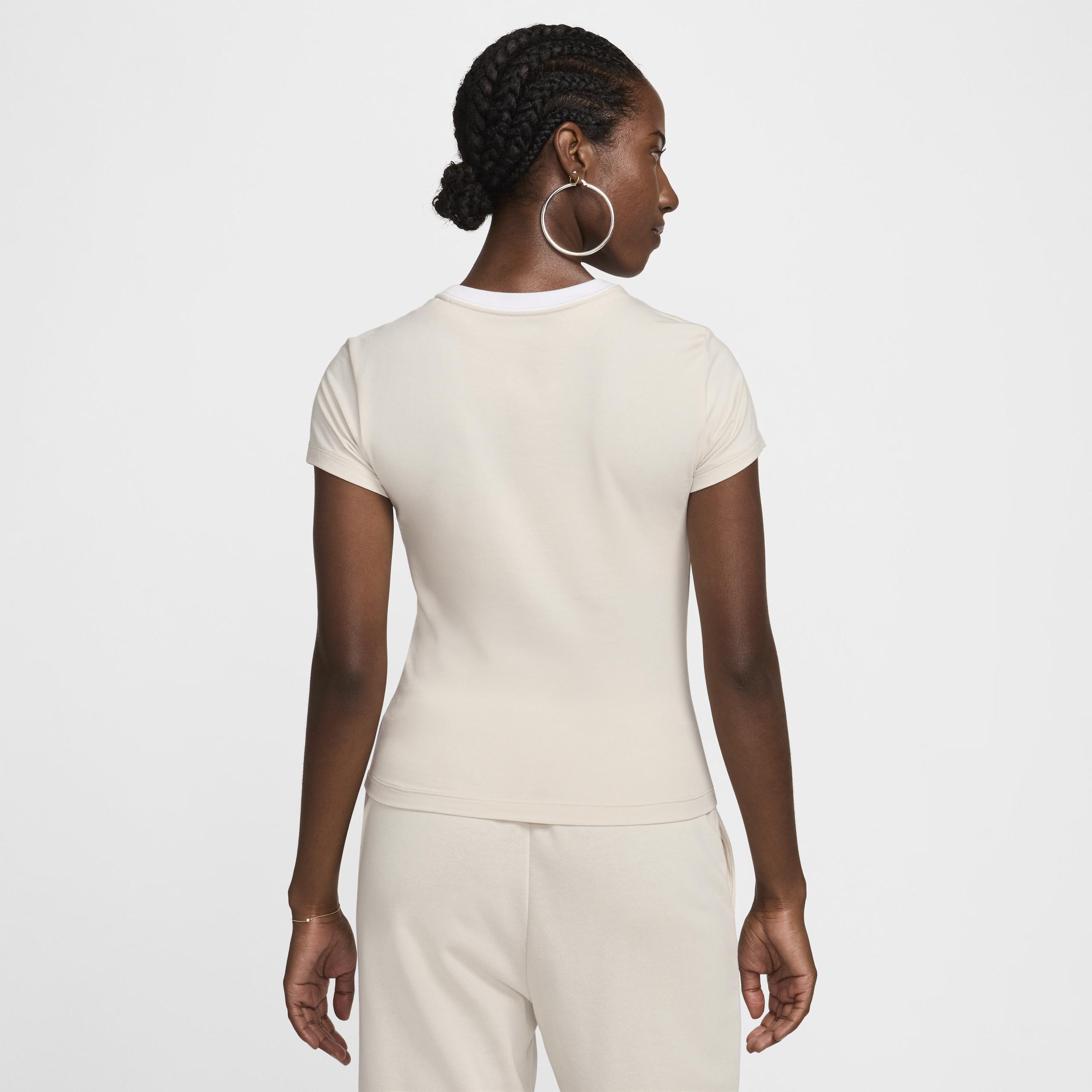Nike Sportswear Chill Knit Women's Slim Cropped T-Shirt Product Image