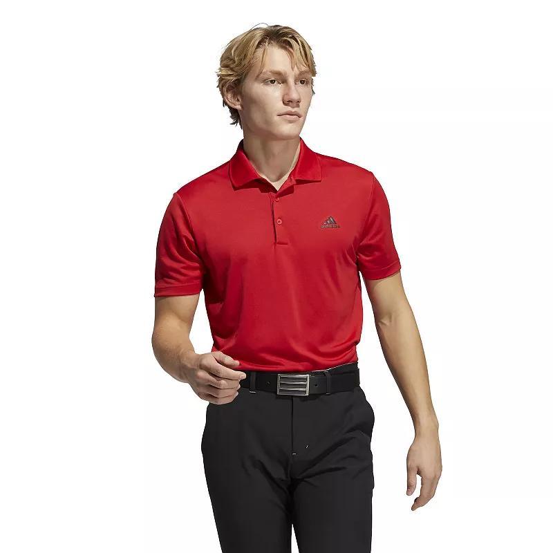 Big & Tall adidas Primegreen Performance Golf Polo, Men's, Size: XXL Tall, Collegiate Red Product Image