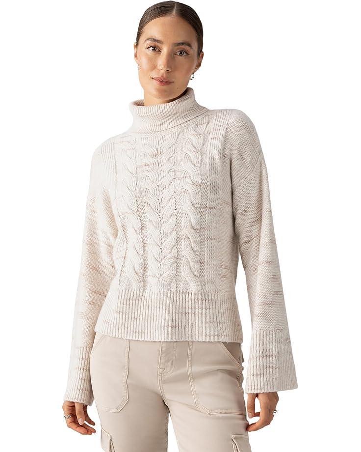 Sporty Stripe Mock Sweater Product Image