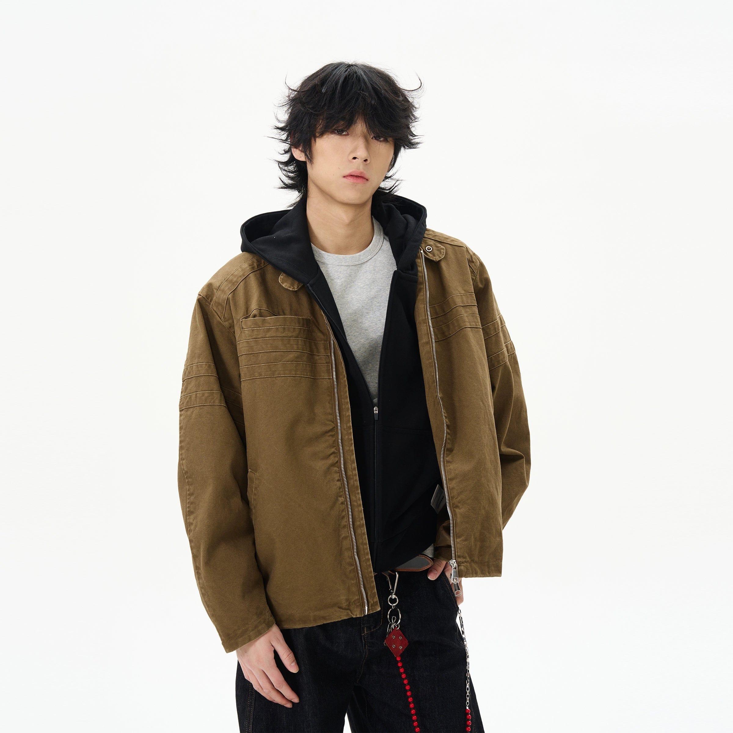 RT No. 12220 WORKWEAR ZIP-UP BIKER JK Product Image