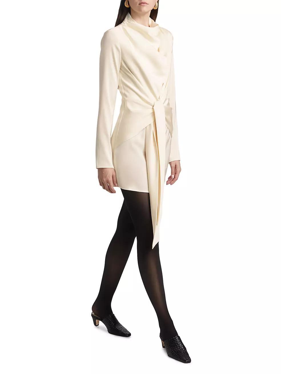 Elara Tie-Waist Minidress Product Image