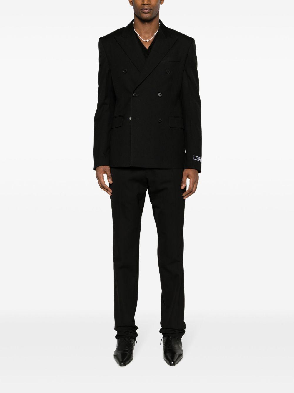 double-breasted virgin wool blazer Product Image
