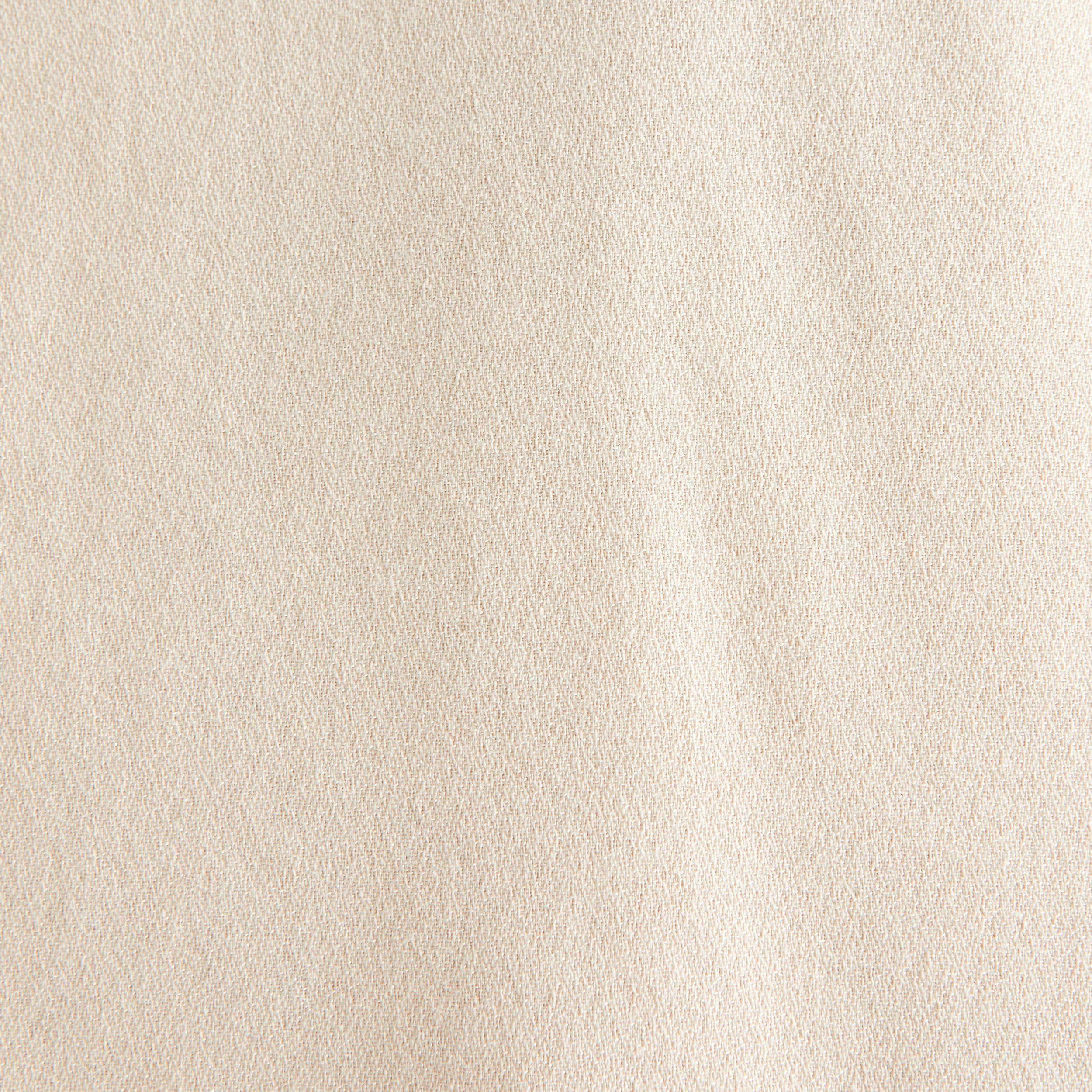 Long-Sleeve Crepe Button-Up Shirt Product Image