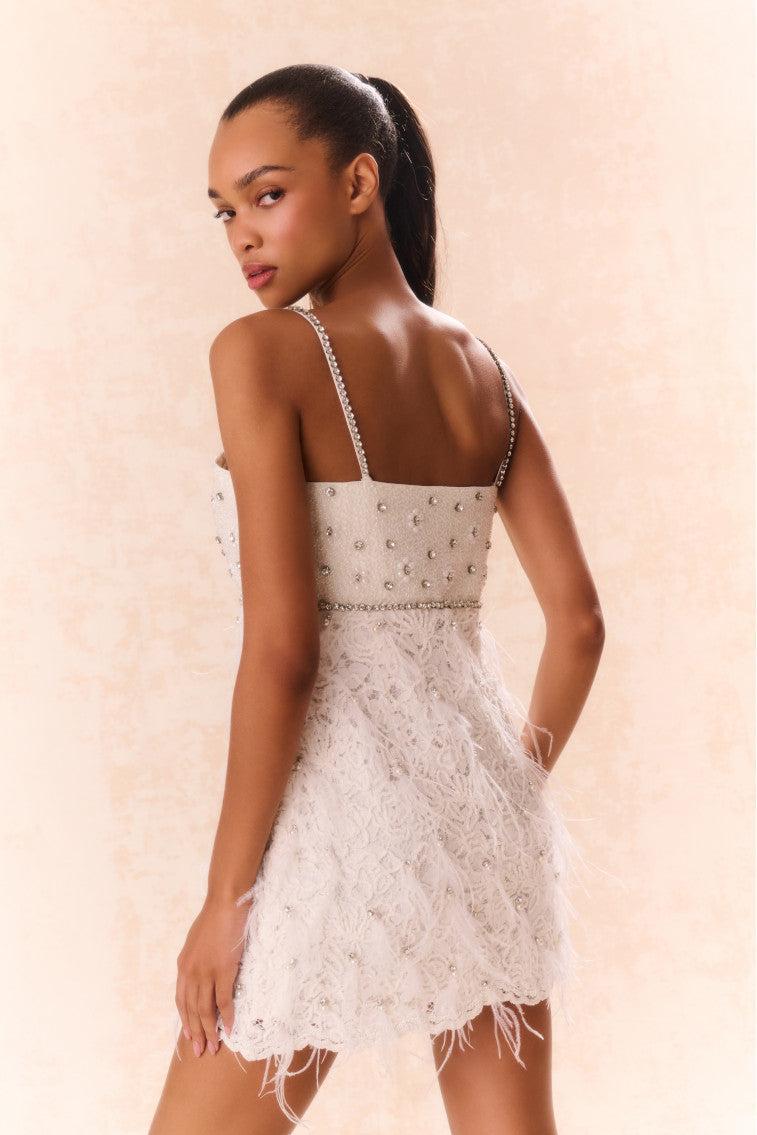 Brianne Beaded Mini Dress Product Image