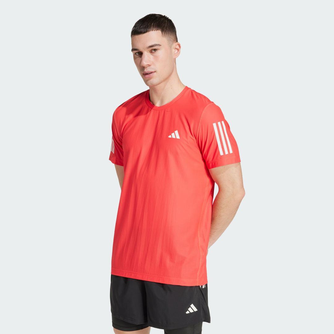 adidas Own the Run Tee White 2XL Mens Product Image