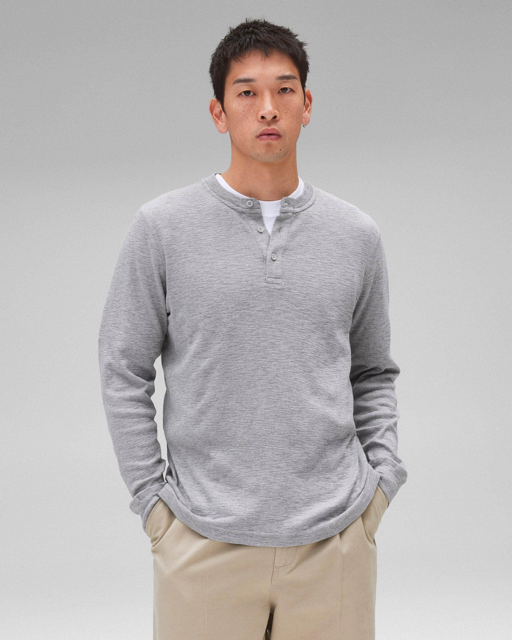 1X1 Slub Slim Henley Male Product Image